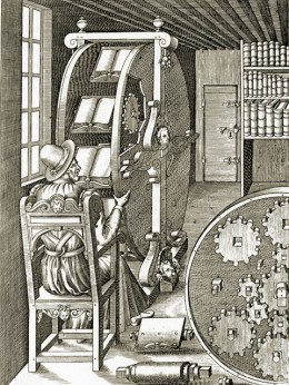 Agostino Ramelli: bookwheel (1588)